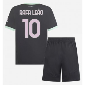 AC Milan Rafael Leao #10 Dětské Alternativní dres komplet 2024-25 Krátký Rukáv (+ trenýrky)